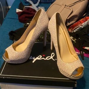 Quimios glitter heels